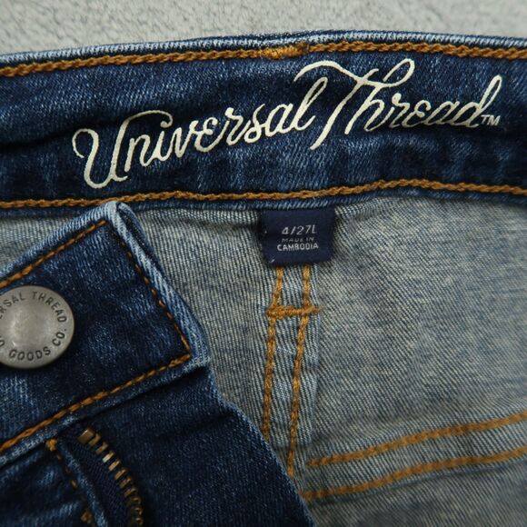 Universal Thread Jeans Women's Size 4L Blue High-Rise Jegging Denim 32" Inseam - Picture 9 of 16